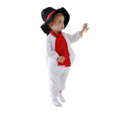 Christmas Baby Snowman Bodysuit Onesie 2 Piece Set Cosplay Outfits Halloween Party Suit